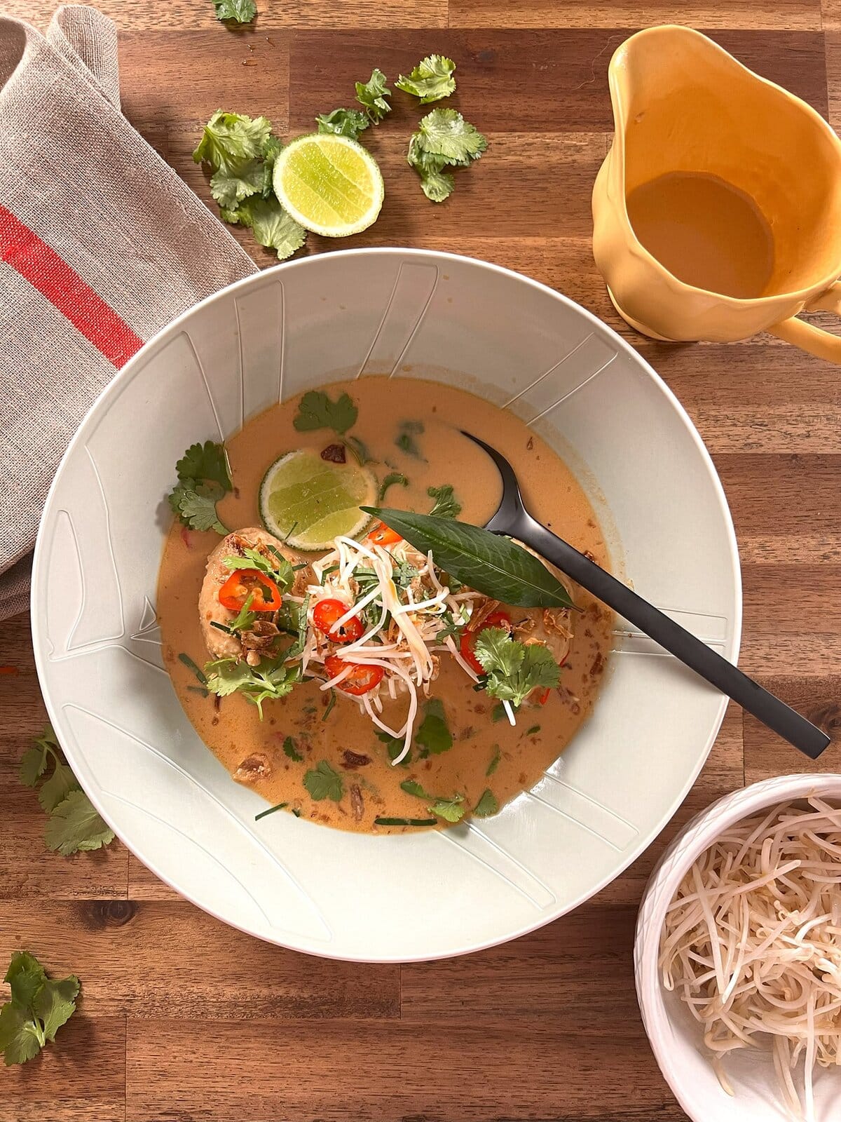 Barra Quenelles in Vietnamese Coconut Broth