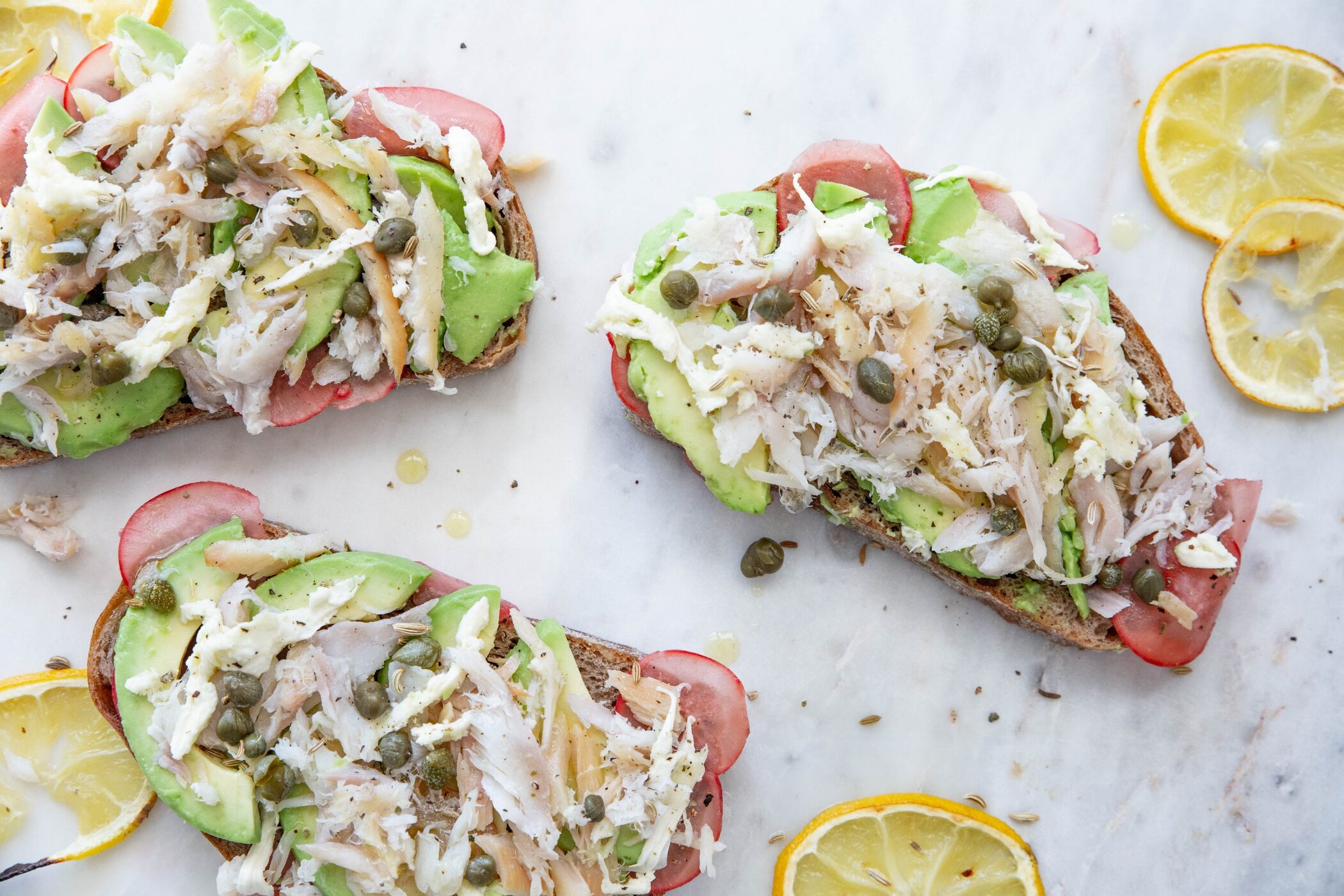 Smoked Barramundi Bruschetta